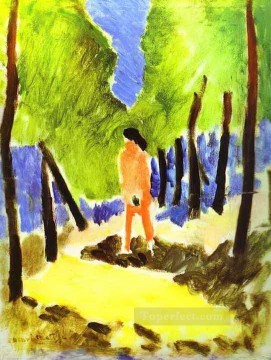 アンリ・マティス Painting - 太陽に照らされた風景のヌード 抽象的なフォービズム アンリ・マティス
